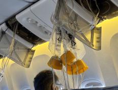 虎扑社区-國(guó)航飞法兰克福的航班氧气面罩系统故障返航！刚有航班备降