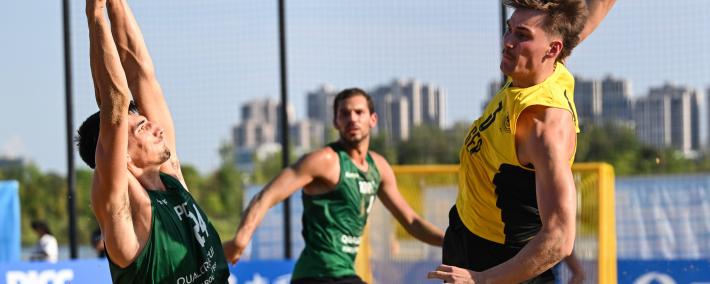 虎扑社区-成都世运会｜沙滩手球男子决赛：德国队夺冠