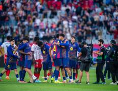 虎扑NBA-（体育）足球——西甲：巴塞罗那胜赫罗纳