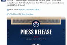 华盛顿奇才(cái)宣佈(bù)欢迎新成员加盟 致谢前隊(duì)员奠定基石