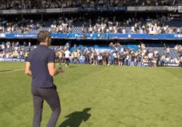 尴尬！水晶宫主帅格拉(lā)斯纳赛后与格伊打招呼，球员未回应