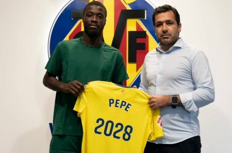 官(guān)方：比利(lì)亚雷亚尔与尼古拉斯-佩佩续约至2028年