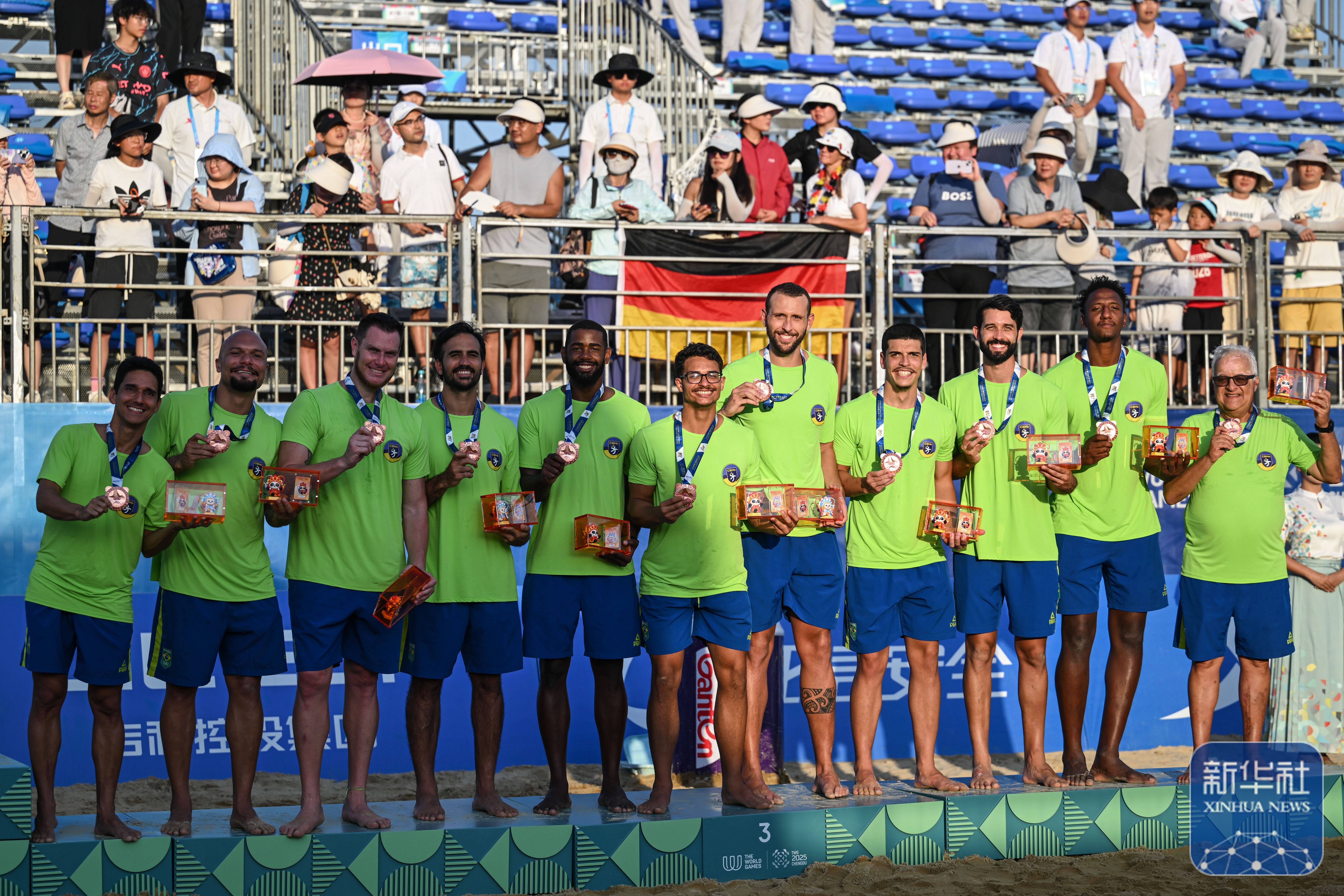 虎扑社区-成都世运会｜沙滩手球男子决赛：德国队夺冠