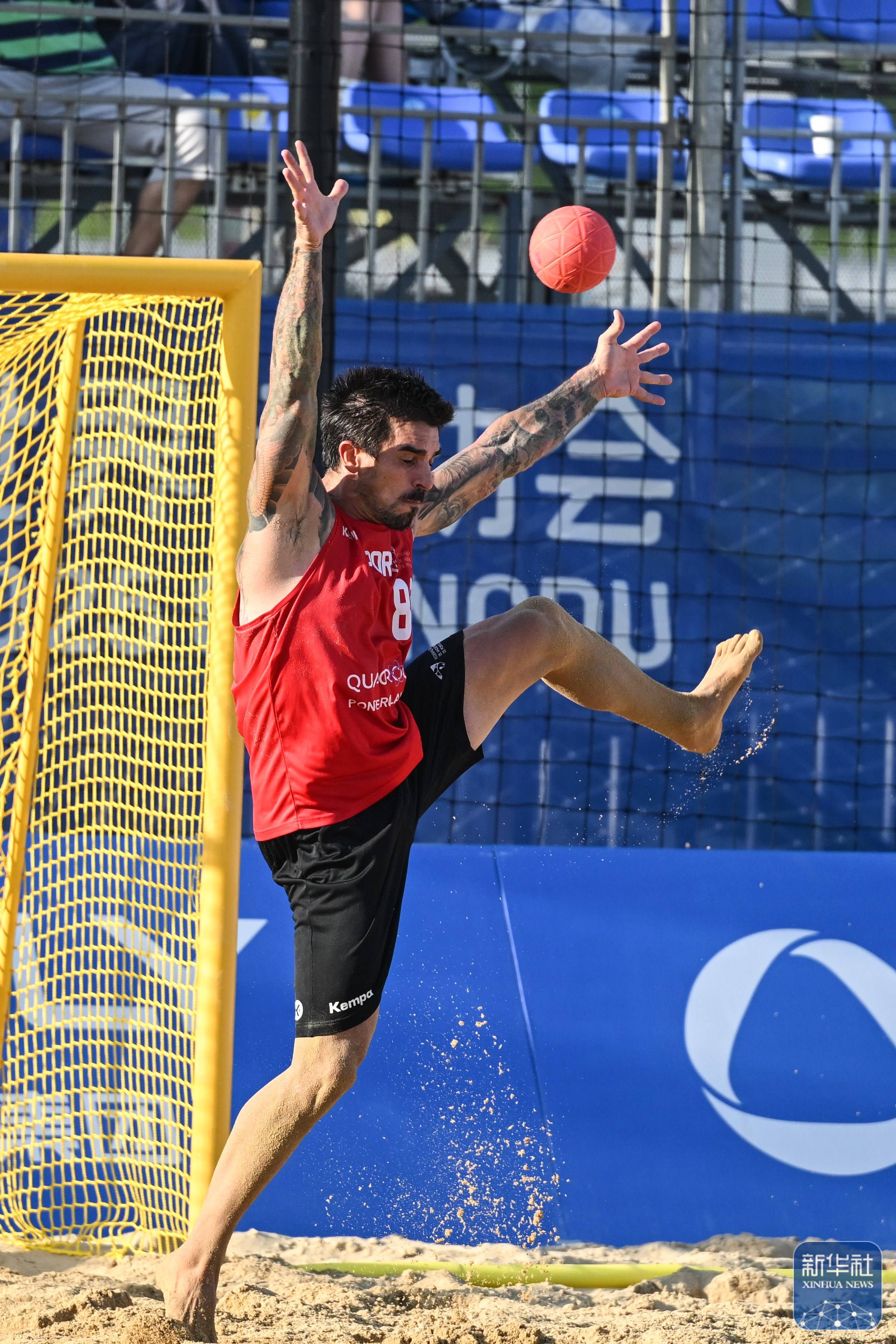 虎扑社区-成都世运会｜沙滩手球男子决赛：德国队夺冠