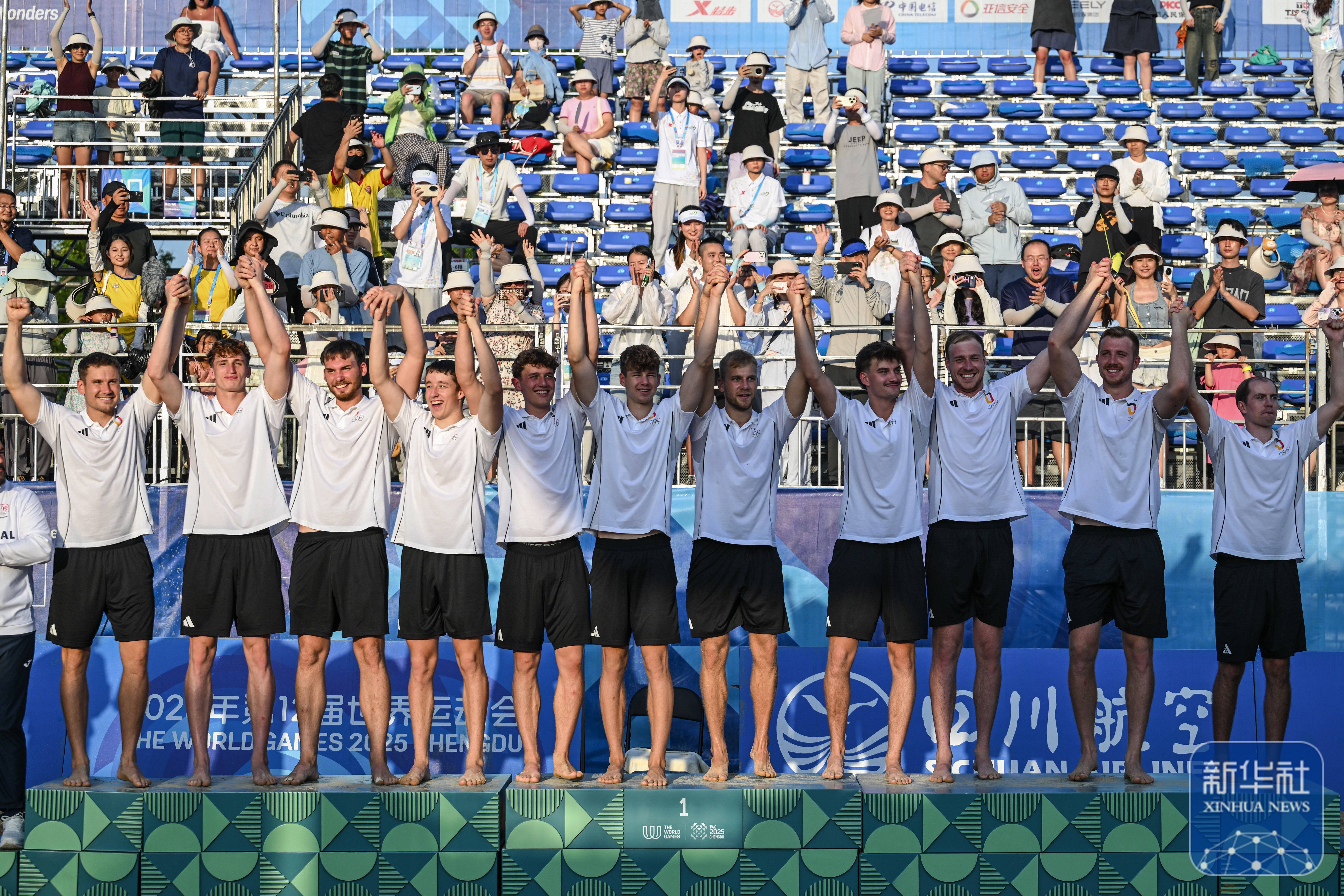 虎扑社区-成都世运会｜沙滩手球男子决赛：德国队夺冠