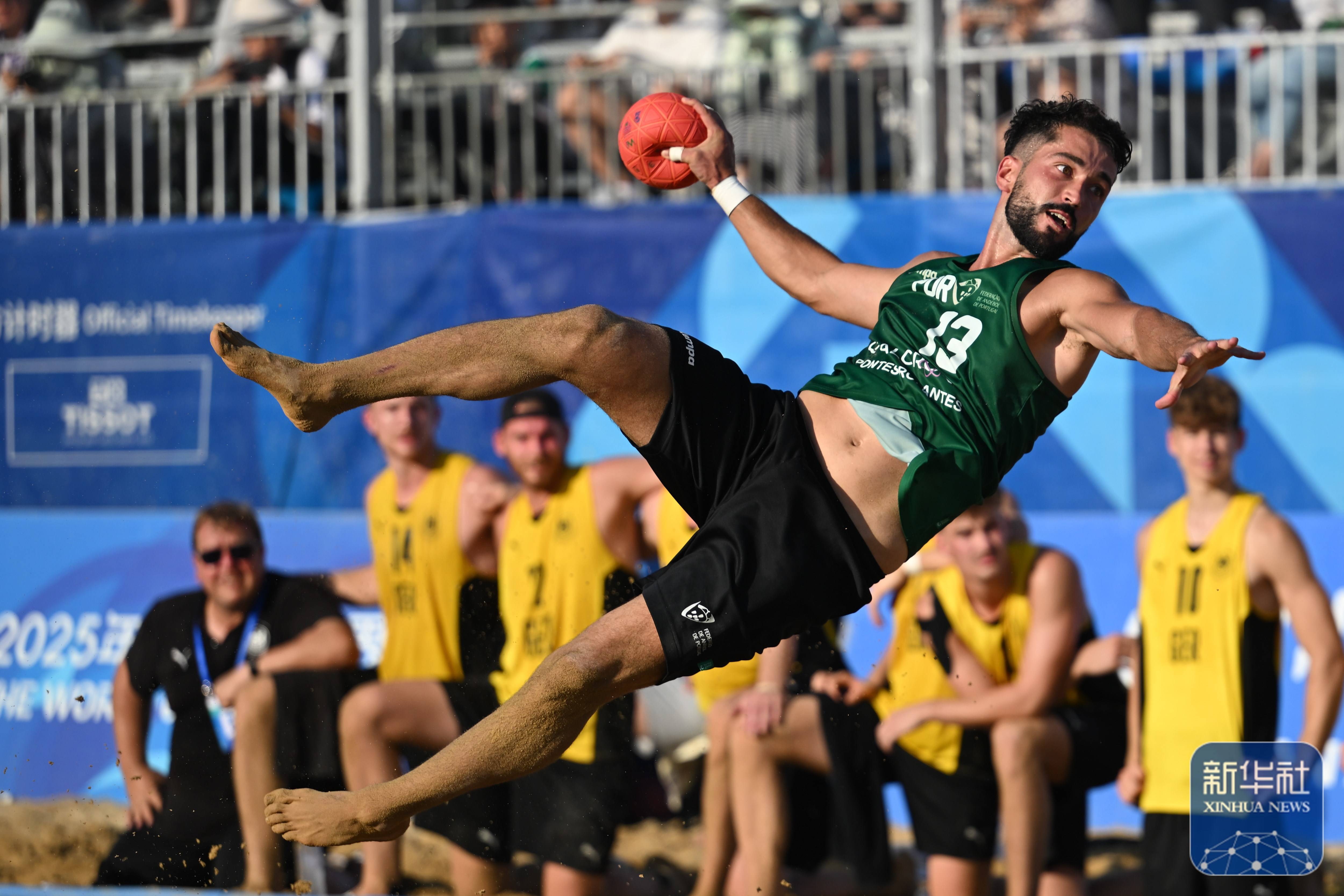 虎扑社区-成都世运会｜沙滩手球男子决赛：德国队夺冠
