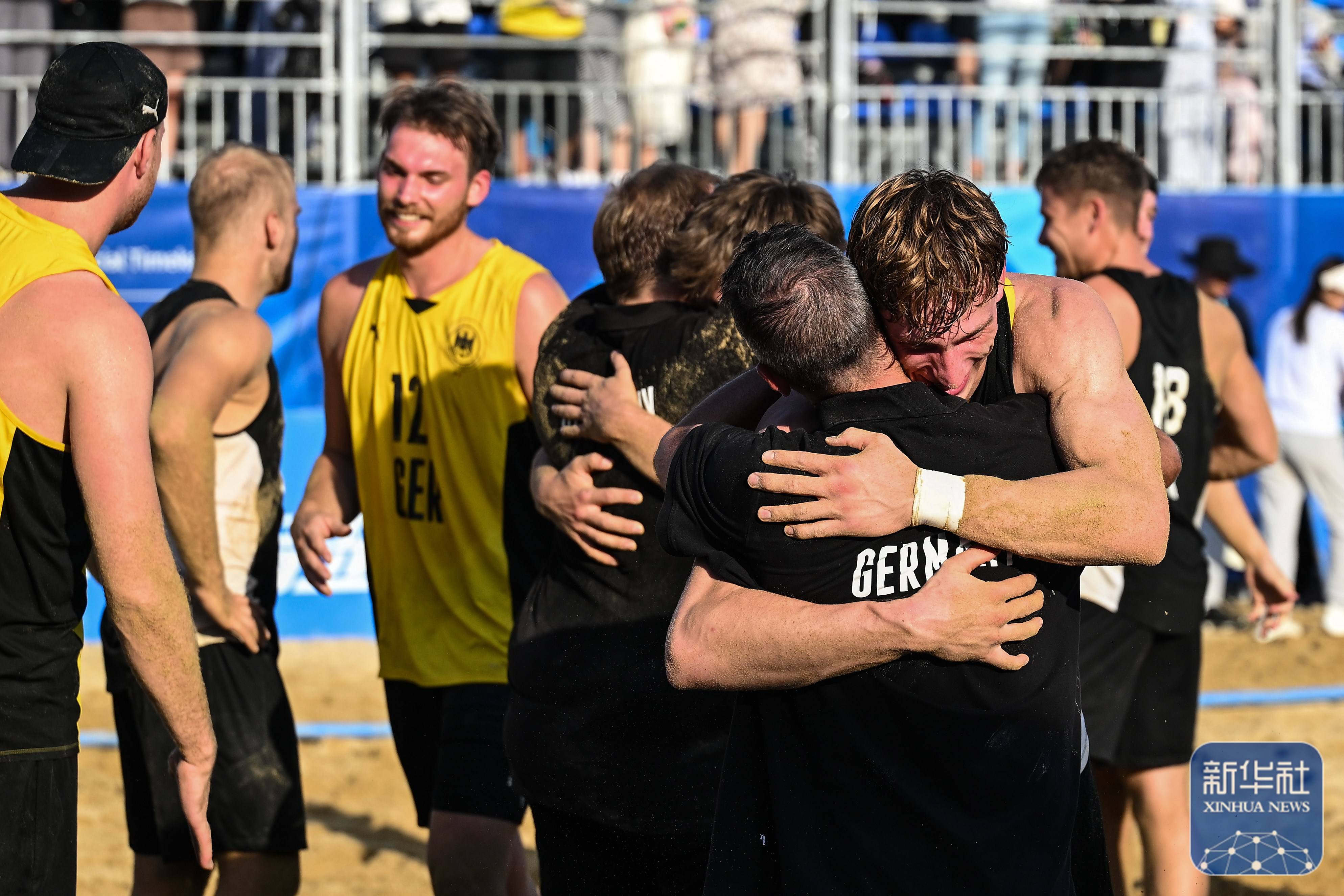 虎扑社区-成都世运会｜沙滩手球男子决赛：德国队夺冠