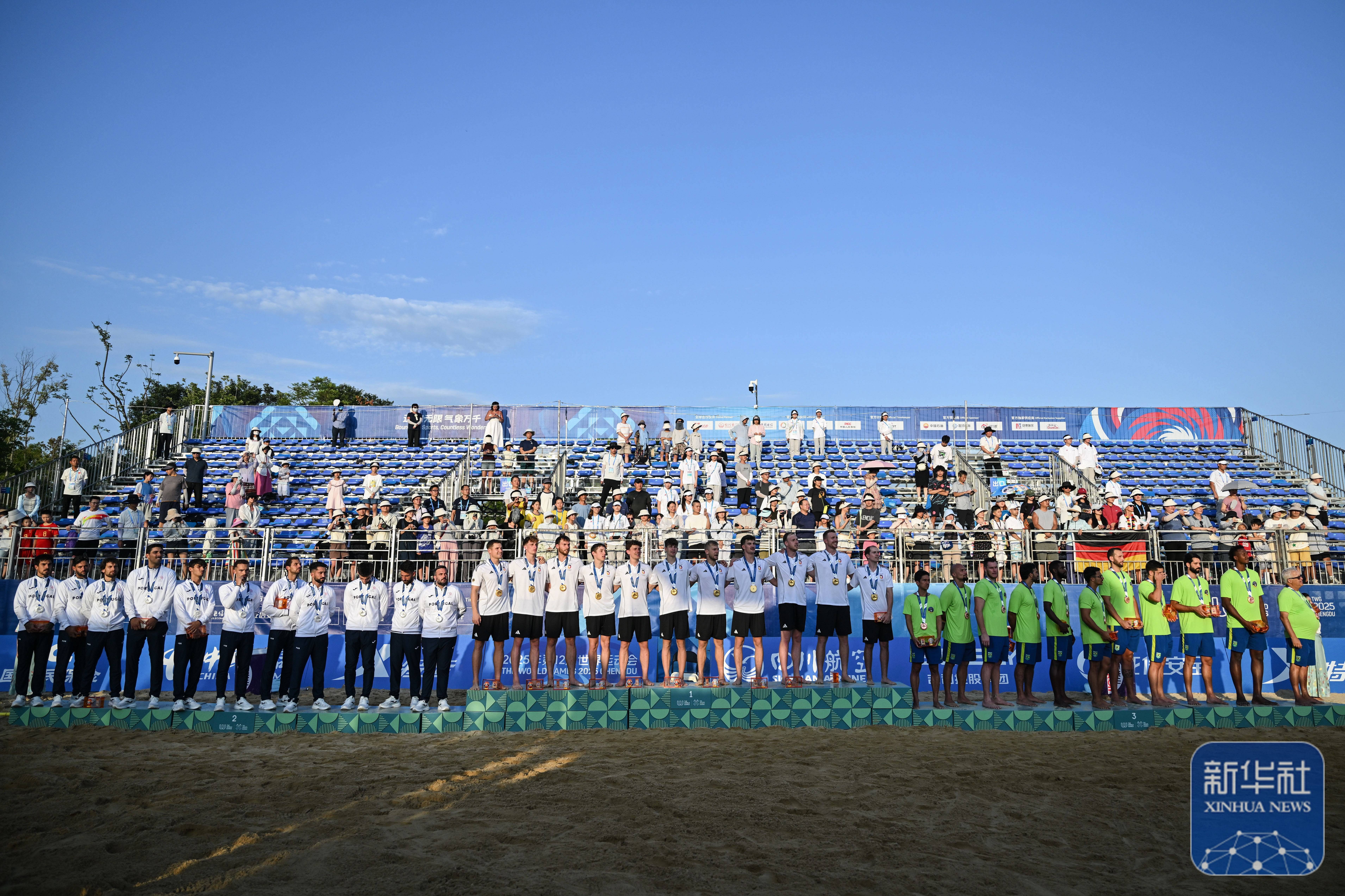 虎扑社区-成都世运会｜沙滩手球男子决赛：德国队夺冠