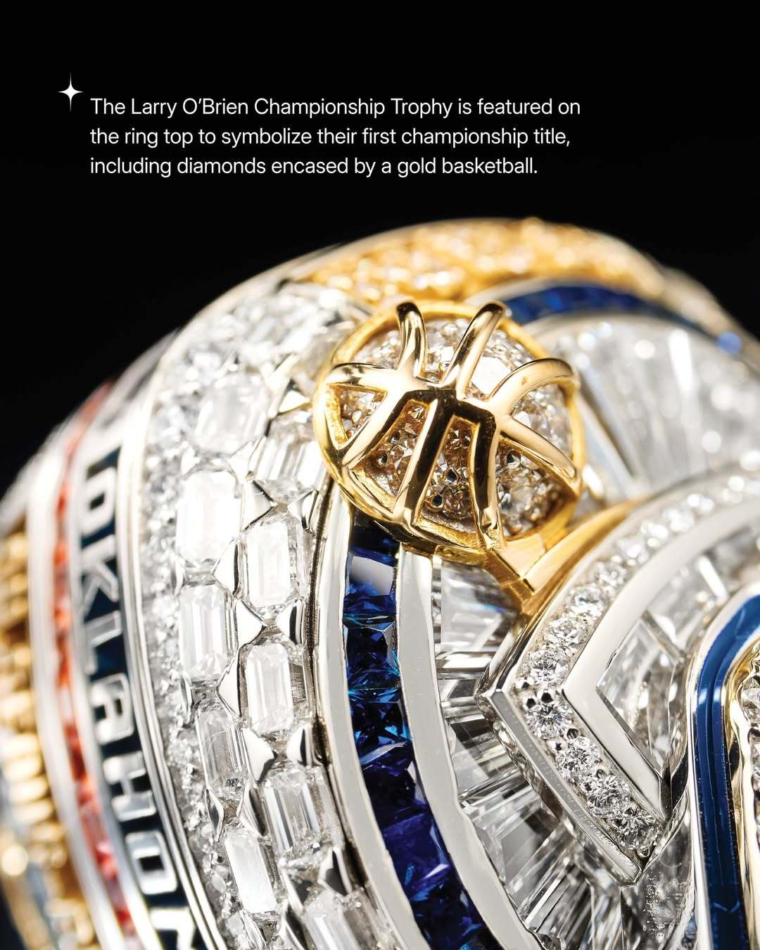 hupu虎扑-俄克拉荷马城雷霆队NBA总冠军戒指亮相