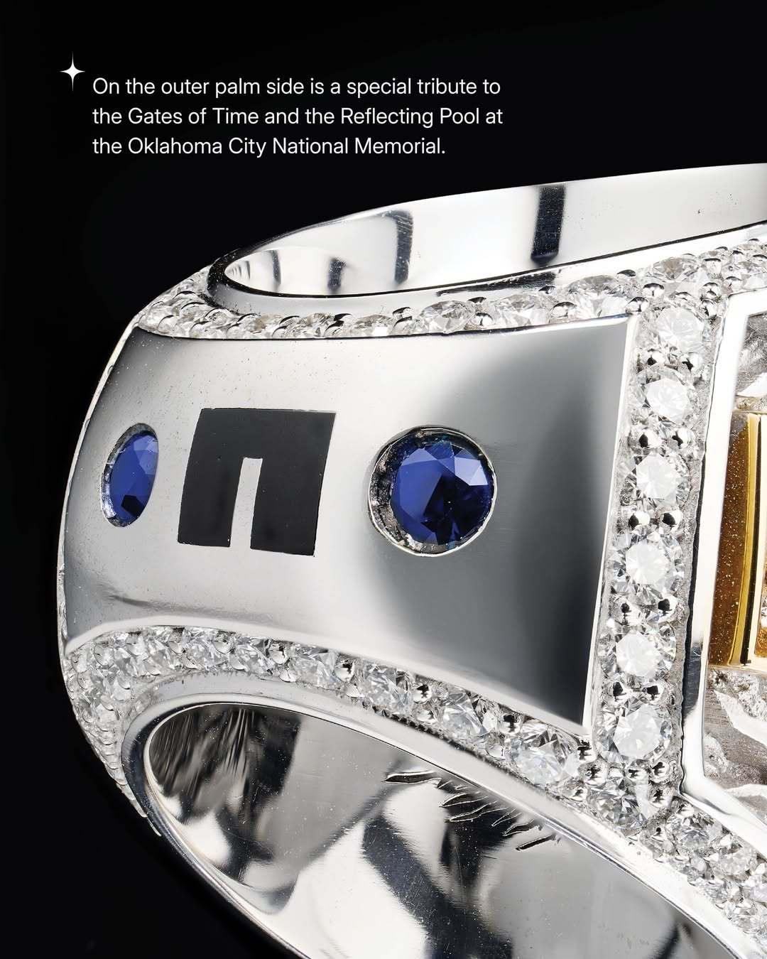 hupu虎扑-俄克拉荷马城雷霆队NBA总冠军戒指亮相